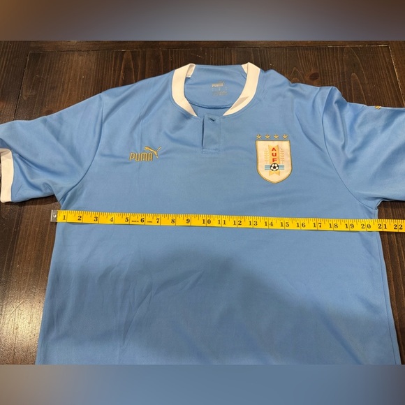 Puma Uruguay Men's Home 22-23 Football Soccer Jersey - Picture 8 of 10
